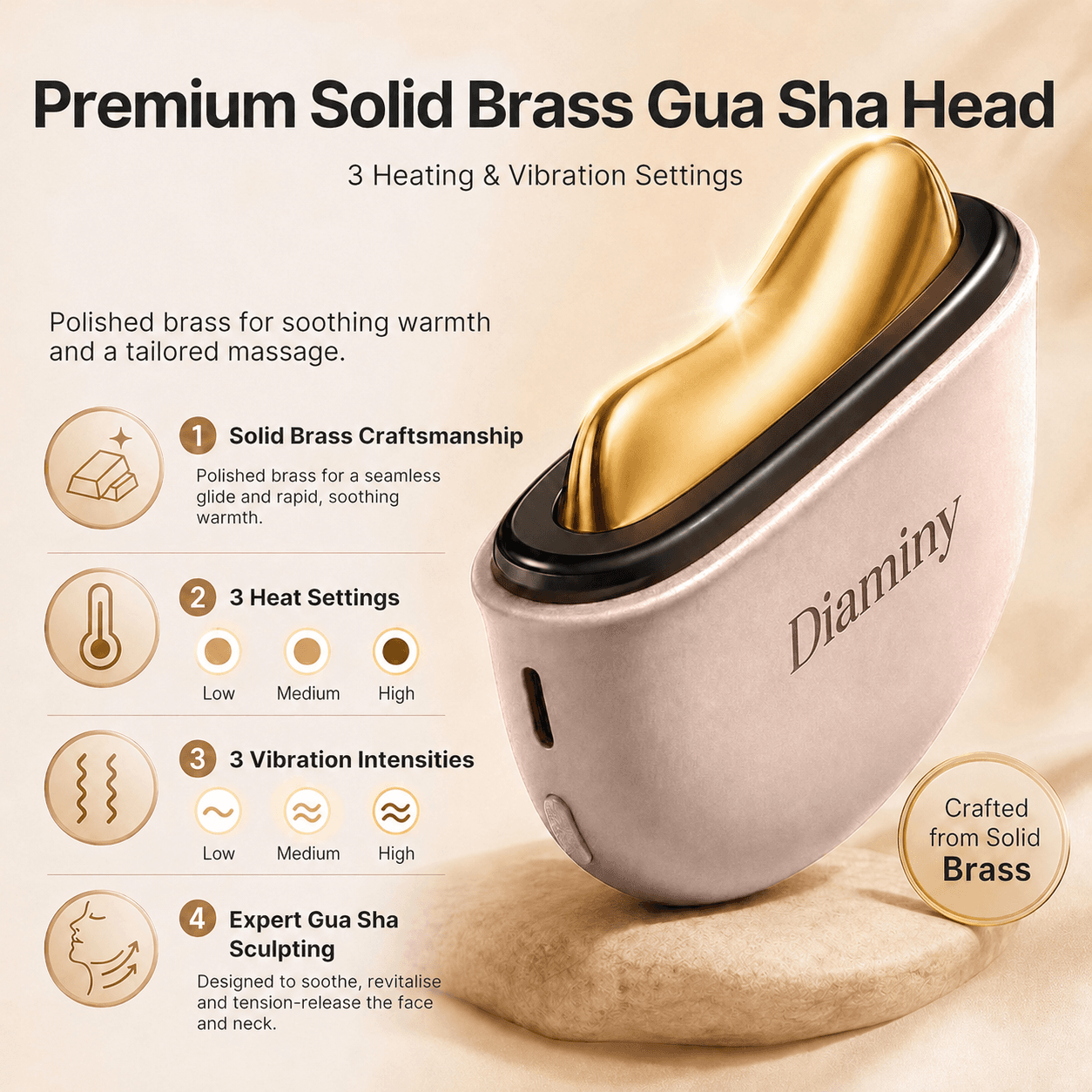 Diaminy electric heated gua sha product view 3