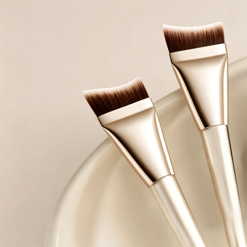 Fish Tail Foundation Brush for Smooth, Even & Flawless Makeup Application